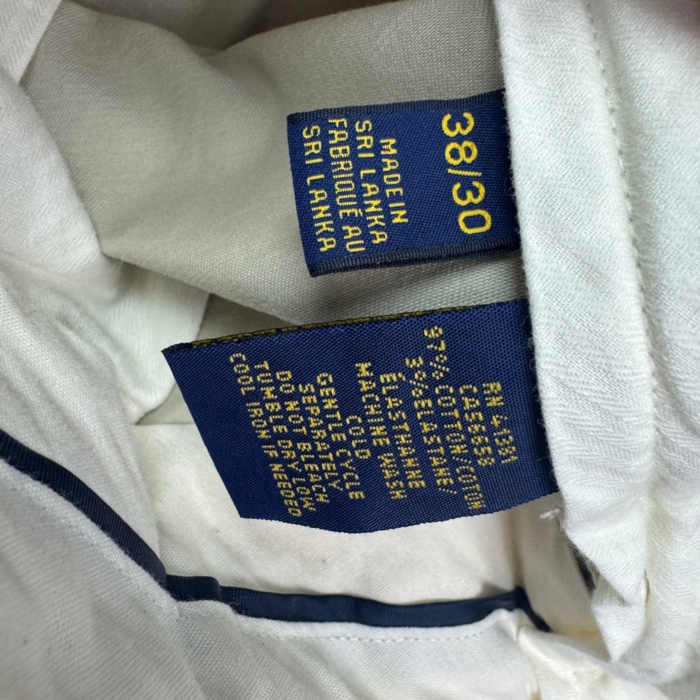 Polo Ralph Lauren Chino Pants Men 40x30 Tan Straight Stretch Classic New Preppy - Picture 5 of 13